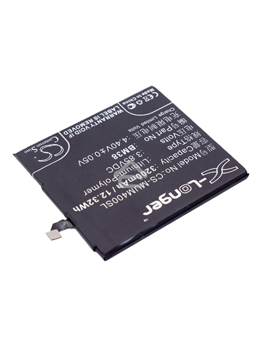 Аккумулятор CameronSinoCS-MUM400SL BM38 для Xiaomi Mi 4S3.85V / 3200mAh / 12.32Wh