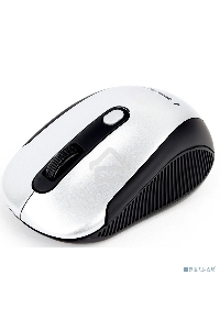 Мышь беспроводная Gembird MUSW-420-4 серебристый, 1600 dpi, радиоканал, USB, кнопки - 4