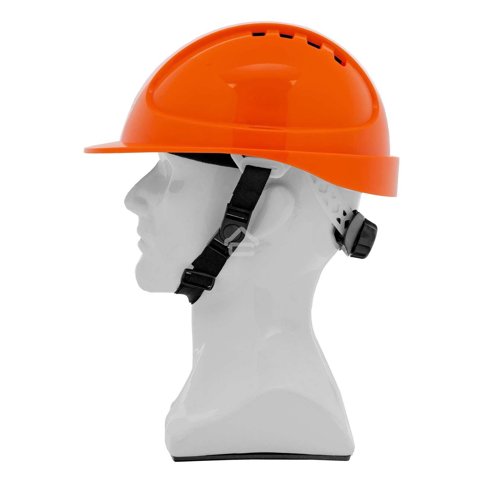 Каска защитная ударопрочная Denzel ABS/PC, плавная регулировка, модель 