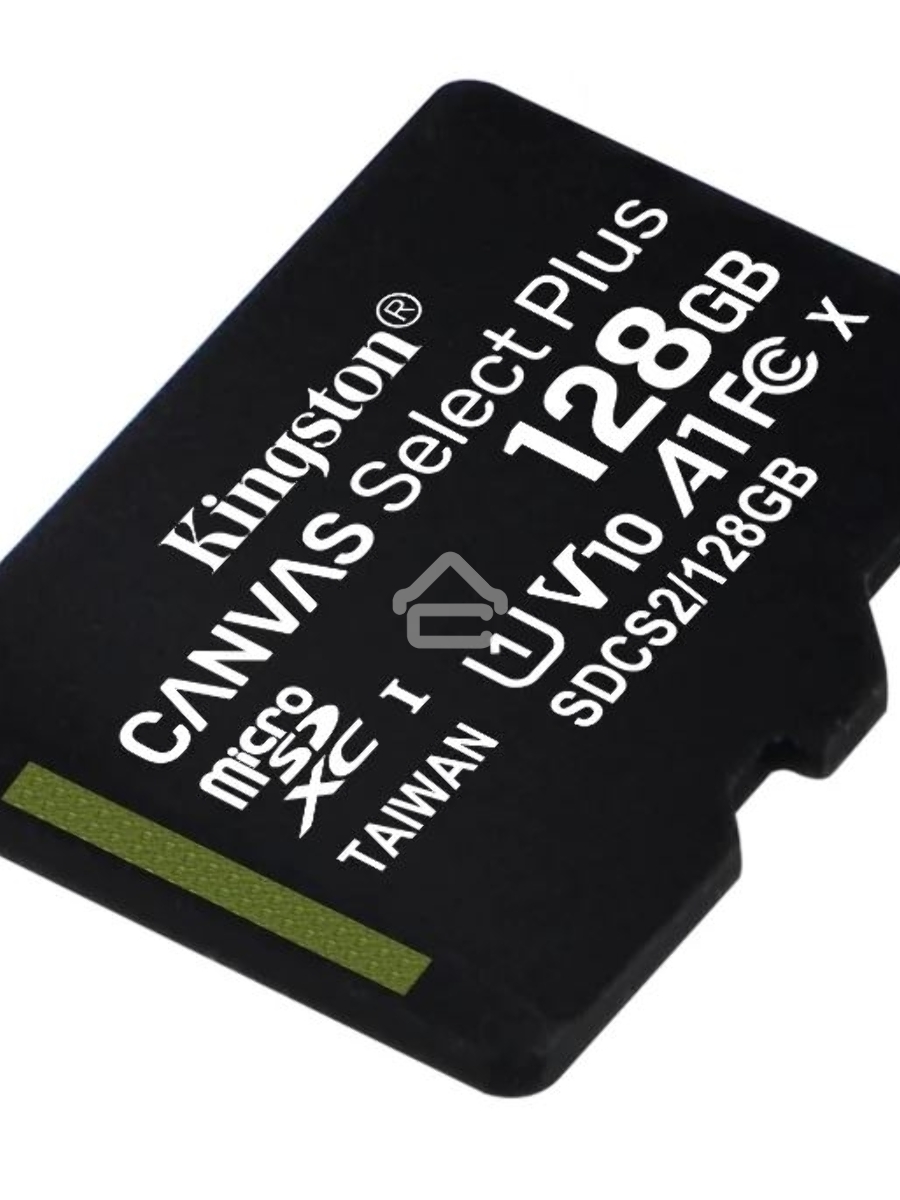 Флеш карта Kingston 128GB micSDXC Canvas Select Plus 100R A1 C10 Single Pack w/o ADP EAN: 740617299076
