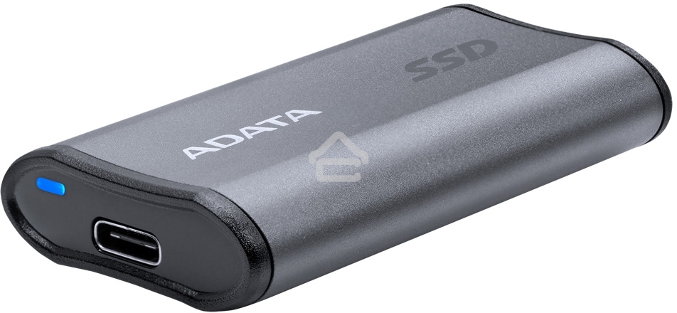 Внешний жесткий диск ADATA 500ГБ USB-C, SE880, R/W 2000MB/2000MB/s, серый
