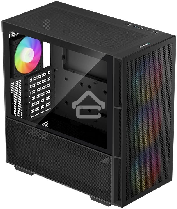 Компьютерный корпус DeepCool CH560 черный (R-CH560-BKAPE4-G-1) (ATX, без БП, 2хUSB, с окном)