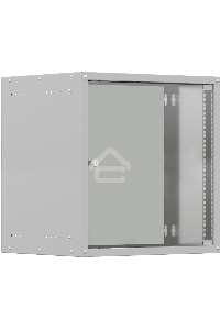 Шкаф коммутационный NTSS Lime (NTSS-WL9U5560GS) настенный 9U 550x600мм пер.дв.стекл несъемн.бок.пан. 30кг серый 110град. IP20 сталь