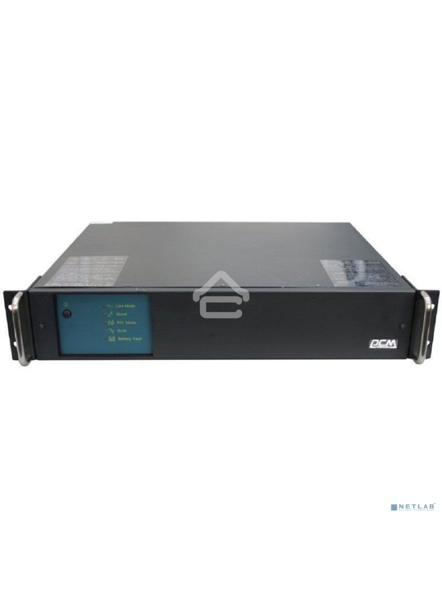 Источник бесперебойного питания Powercom King Pro RM KIN-1200AP LCD 720Вт 1200ВА черный