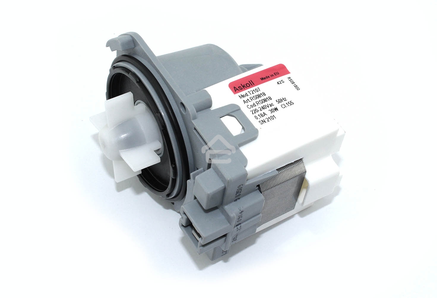 Насос сливной (помпа) Askoll 30 Вт M50/M221/M215 для стиральной машины Candy, Siemens, Bosсh VER-2