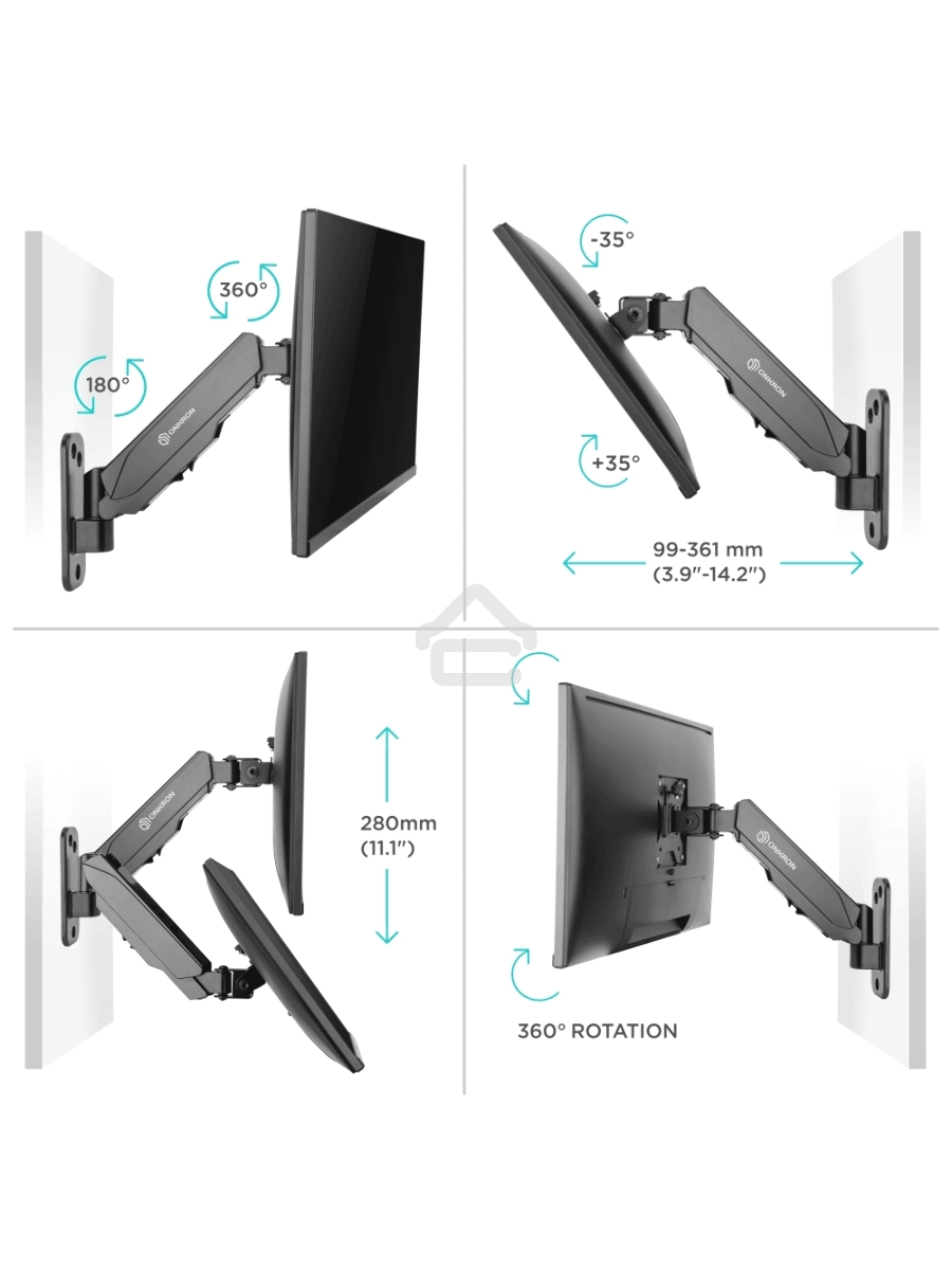 Кронштейн (держатель) ONKRON G120 для телевизора 13