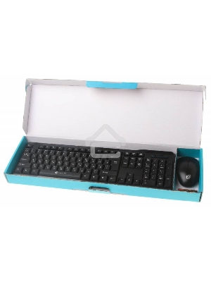 Беспроводной комплект клавиатура + мышь Oklick 230M Black 2.4ГГц  Nano Receiver USB