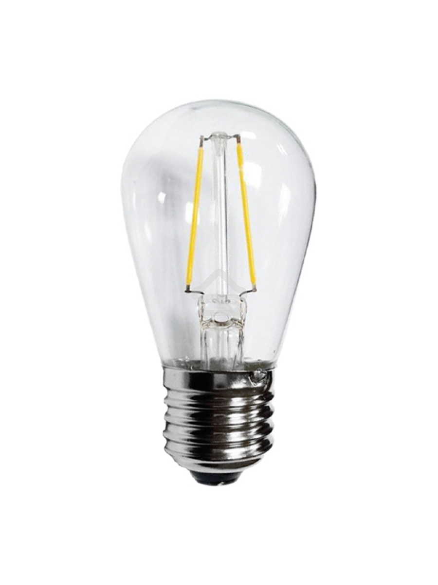 Ретро лампа Filament ST45 E27, 2W, 230В Теплая белая 3000K