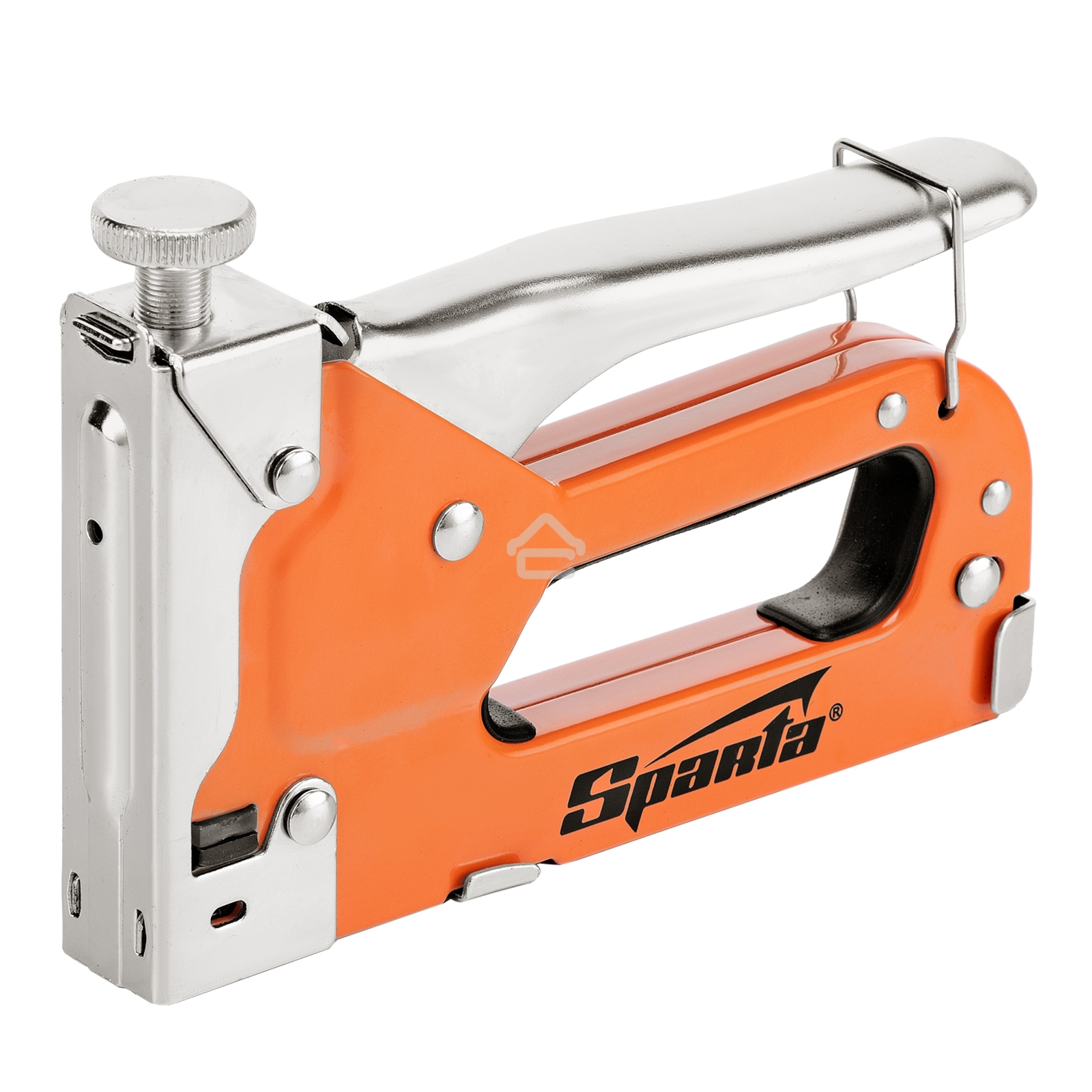 Степлер SPARTA 42002 мебельный регулируемый со скобами 200шт тип скобы №53 4-14мм