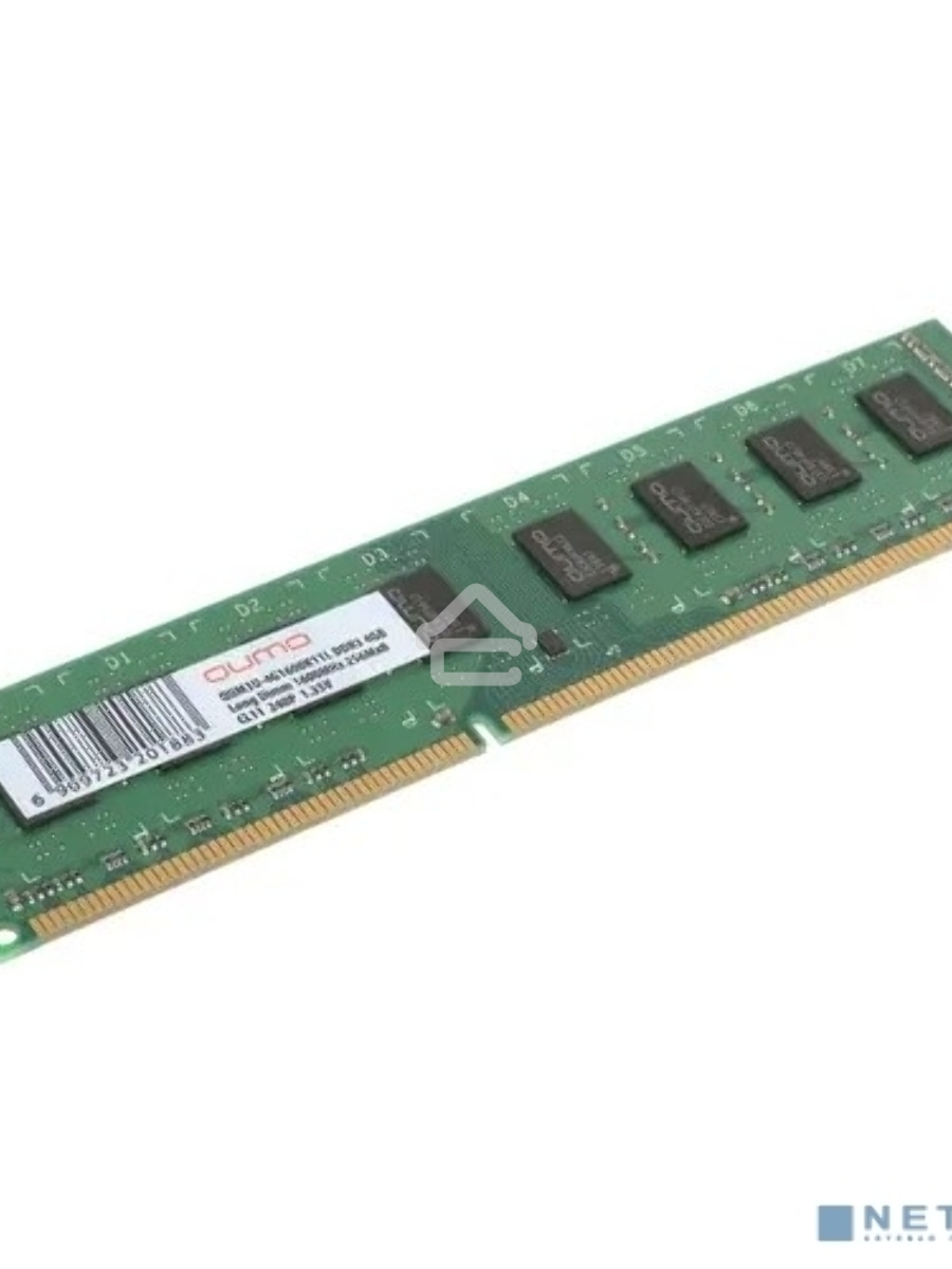 Оперативная память QUMO, DDR3L, 4GB (1x4GB), 1600MHz, CL11, DIMM