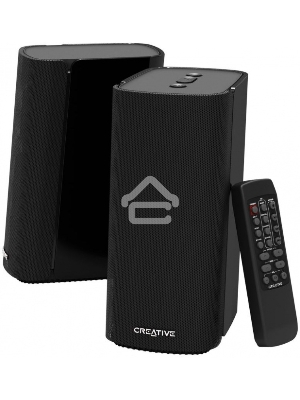 Колонки Creative T100 2.0 черный 40Вт BT