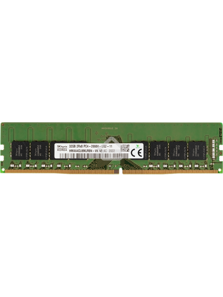 Оперативная память Hynix, DDR4, 32GB (1x32GB), 2666MHz, CL22, UDIMM, OEM