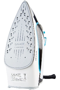 Утюг Galaxy  GL 6107 2800 Вт, керамическое покрытие подошвы, уплотнитель крышки резервуара, функции: «автоотключение», «самоочистка», «антикапля», «антинакипь», индикатор автоотключения, указатель максимального уровня воды,