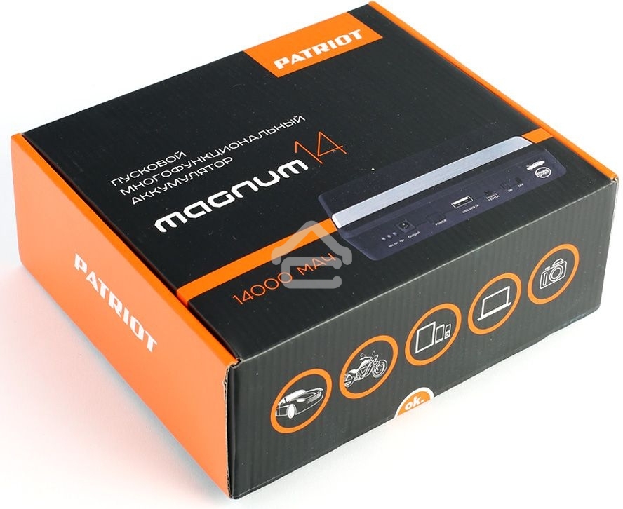 Пусковой многофункциональный аккумулятор PATRIOT MAGNUM 14
