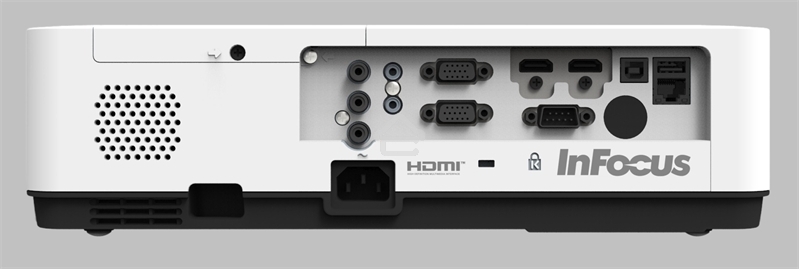 Проектор INFOCUS IN1024 3LCD, 4000 lm, XGA (1024x768), 50000:1, 1.481.78:1,3.5мм in,Composite video,Component,VGA IN х2, HDMI IN, Audio in(RCAх2), USB-A, USB B х2, VGA out, Audio 3.5мм out, лампа 20000ч.(ECO mode), RJ45,RS232, 1x16W, 31дБ, 3,3 кг