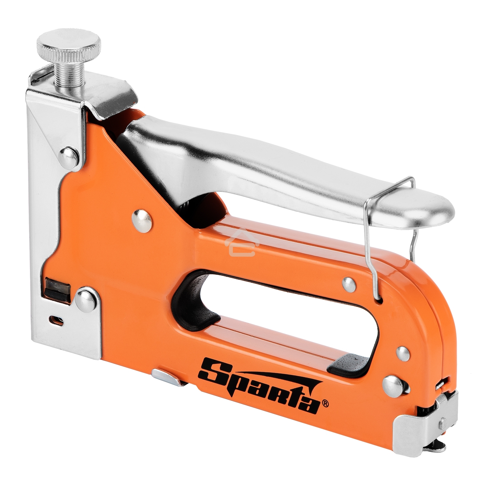 Степлер SPARTA 42002 мебельный регулируемый со скобами 200шт тип скобы №53 4-14мм