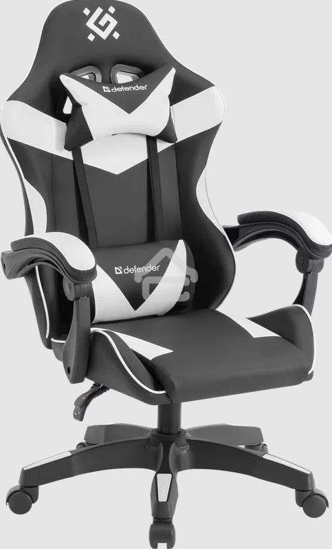 Кресло игровое Defender URANA черный/белый 64058