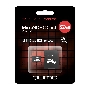 Флеш карта QUMO MicroSDHC 32GB Сlass 10 с адаптером SD, черно-красная картонная упаковка