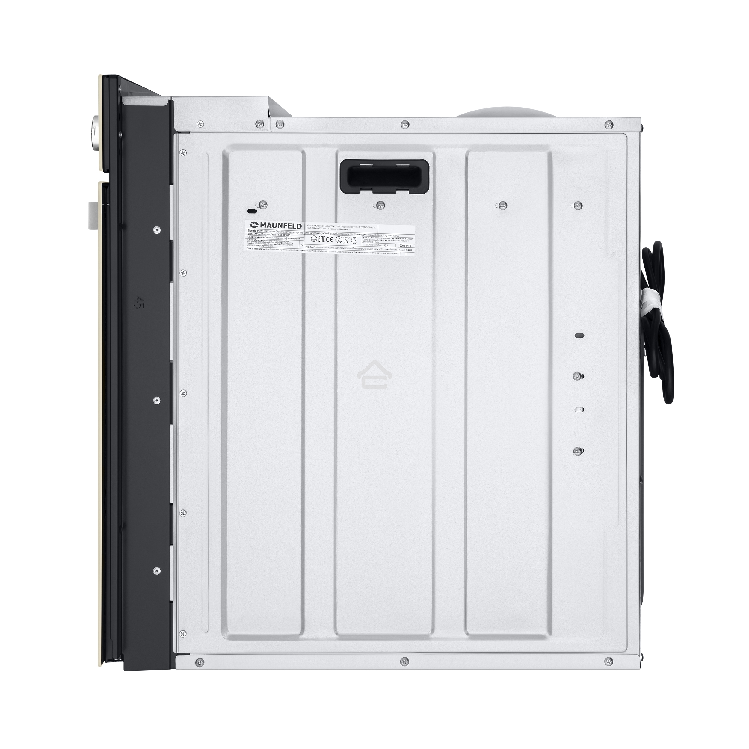 Шкаф духовой электрический Maunfeld EOEC516BG, встраиваемый