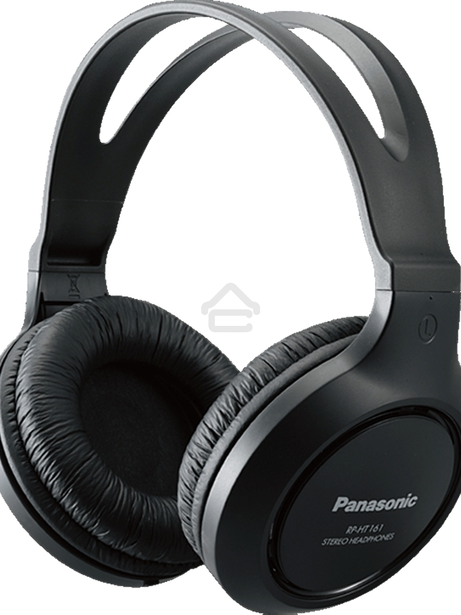 Наушники мониторные Panasonic RP-HT161E-K 2м черный проводные (оголовье)