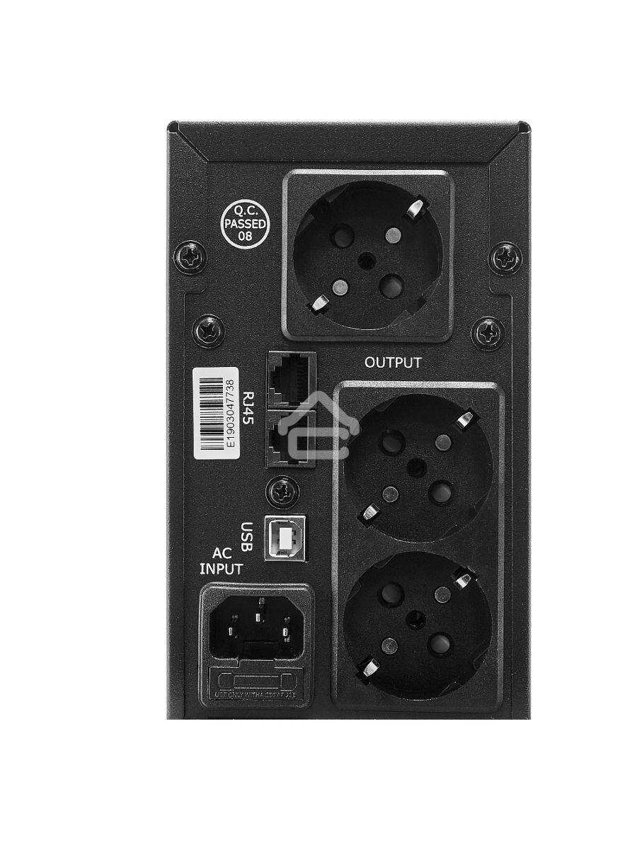 Источник бесперебойного питания CROWN Line Intractive CMU-SP650EURO LCD USB 650VA\390W, корпус металл, 1x12V/7AH, розетки 2*EURO+3*IEC, трансформатор AVR 140-290V, LCD-дисплей, съёмный кабель 1.2 м, порт RJ11/45, порт USB, защита: от перегрузки, от КЗ, от