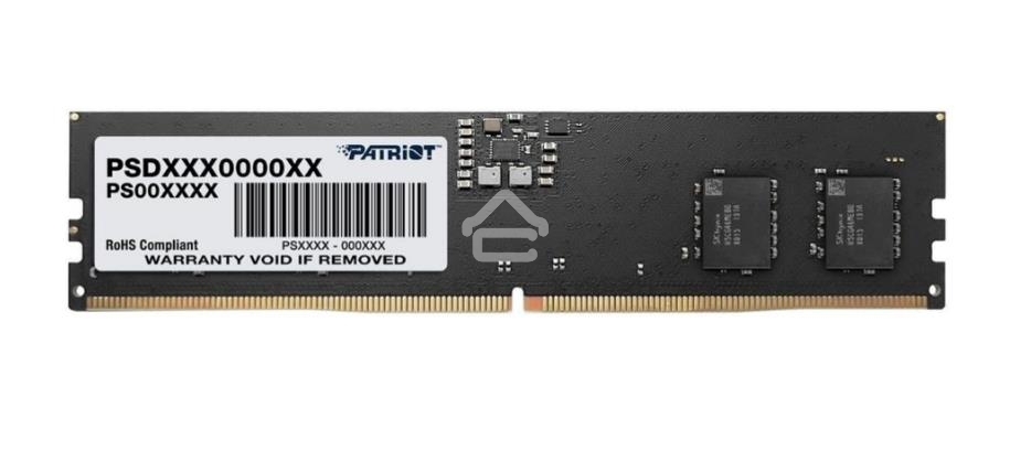 Оперативная память Patriot Signature, DDR5, 8GB (1x8 GB), 5600 MHz, CL46, DIMM