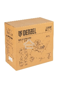 Компрессор воздушный DKV2200/50,Х-PRO  2,2 кВт, 400 л/мин, 50 л Denzel