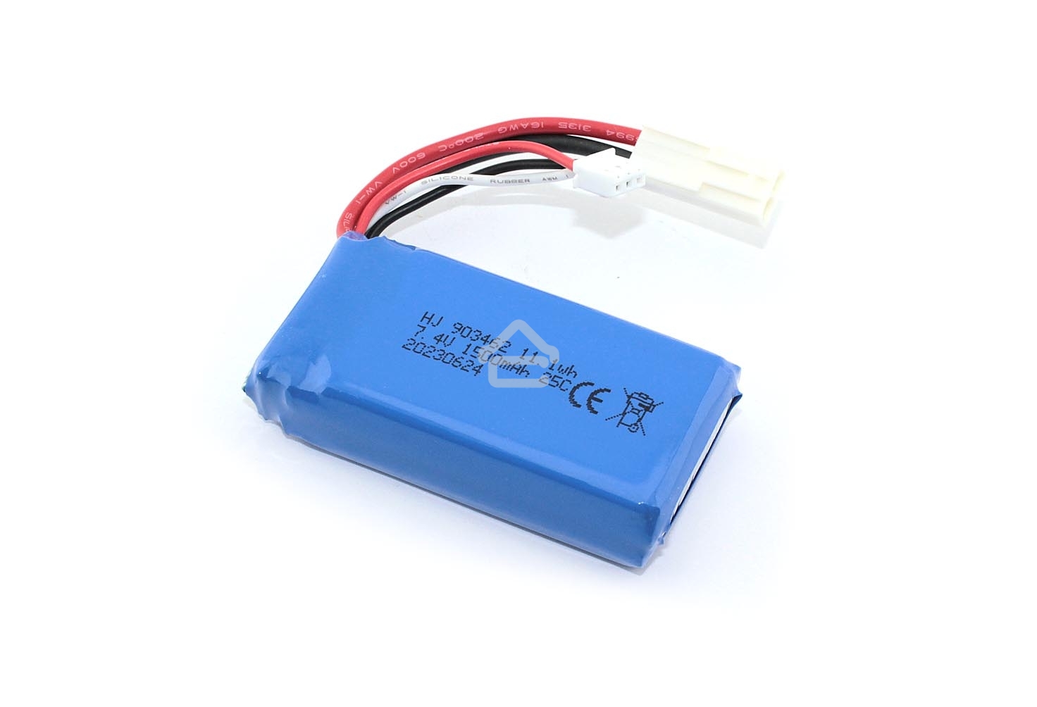 Аккумулятор Li-Pol 7.4v 903462 1500mAh разъем EL