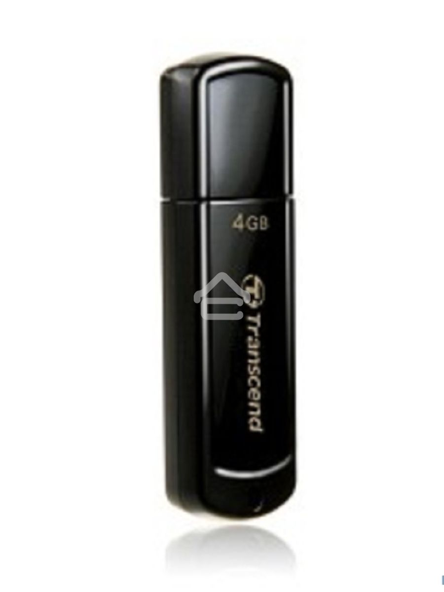 Флэш диск Transcend 4GB JetFlash 350, USB 2.0, Черный