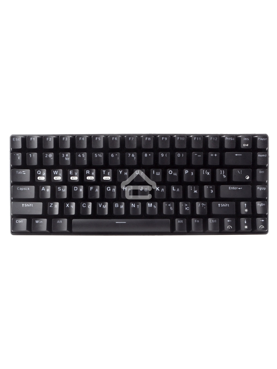 Клавиатура Gembird KBW-G510L проводная + беспроводная, USB, чёрный