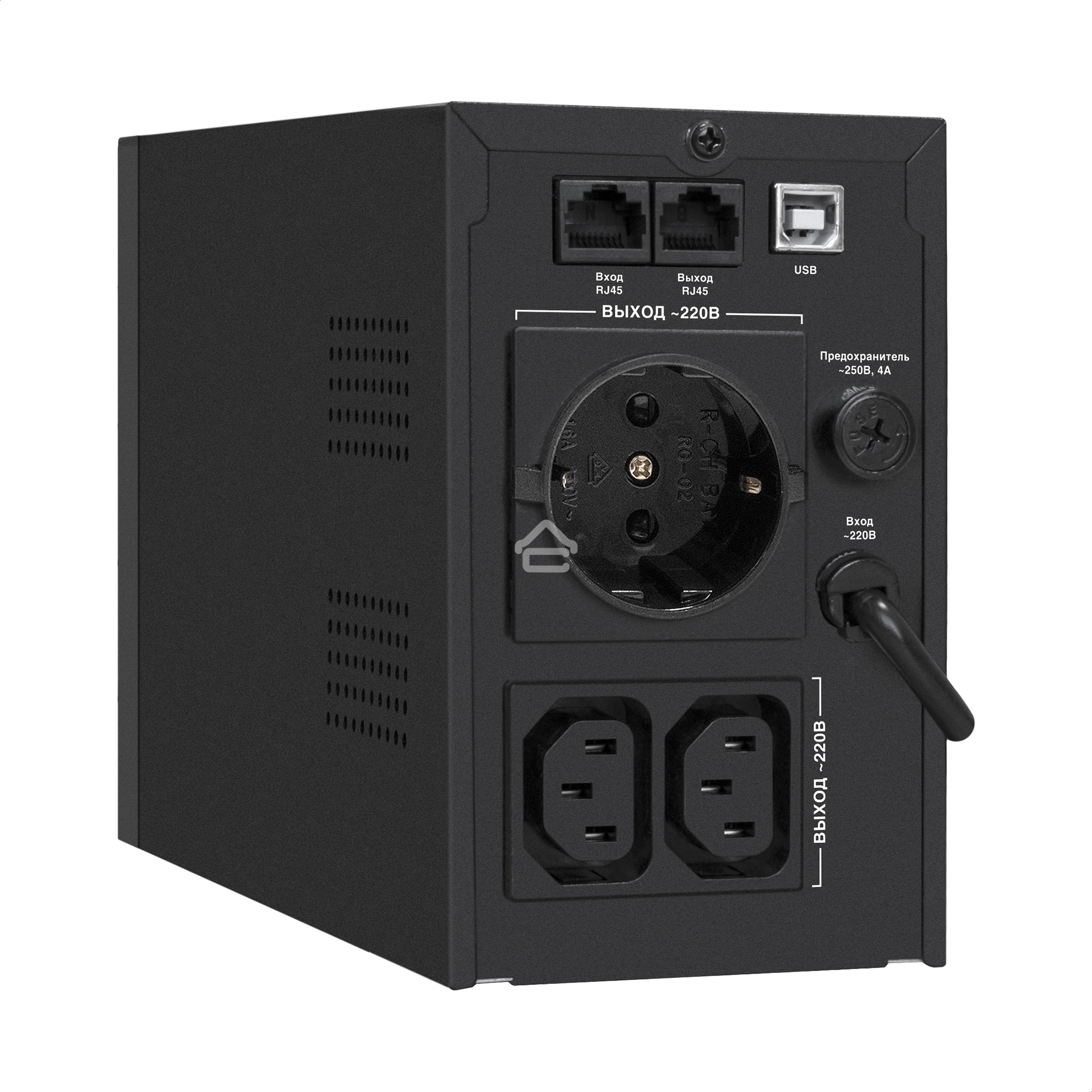 Источник бесперебойного питания ExeGate SpecialPro Smart LLB-1000.LCD.AVR.1SH.2C13.RJ.USB <1000VA/550W, LCD, AVR, 1*Schuko+2*C13, RJ45/11,USB, металлический корпус, Black>