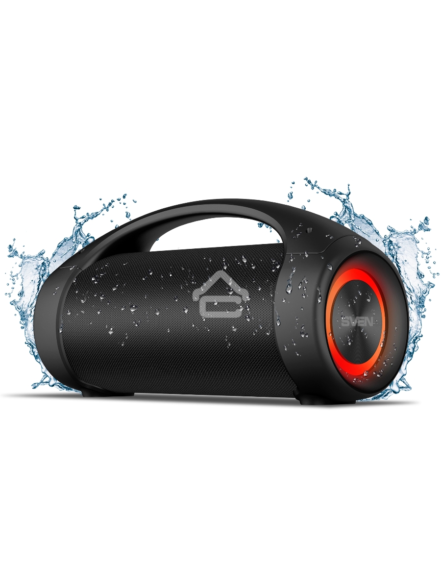 Колонки Sven 370 2.0 чёрные (2x2W, USB, RGB подсветка)