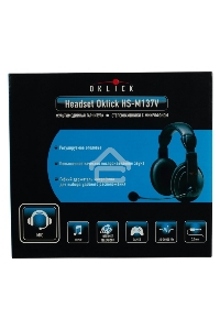 Гарнитура Oklick HS-M137V черный 1.8м мониторы оголовье