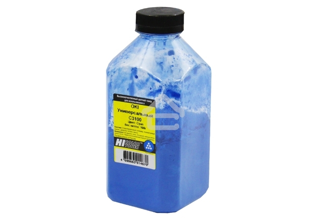 Тонер OKI Универсальный С3100 (Hi-Color) C, 160 г, банка