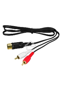 Шнур DIN 5 Pin - 2 RCA, длина 1,5 метра (GOLD) REXANT
