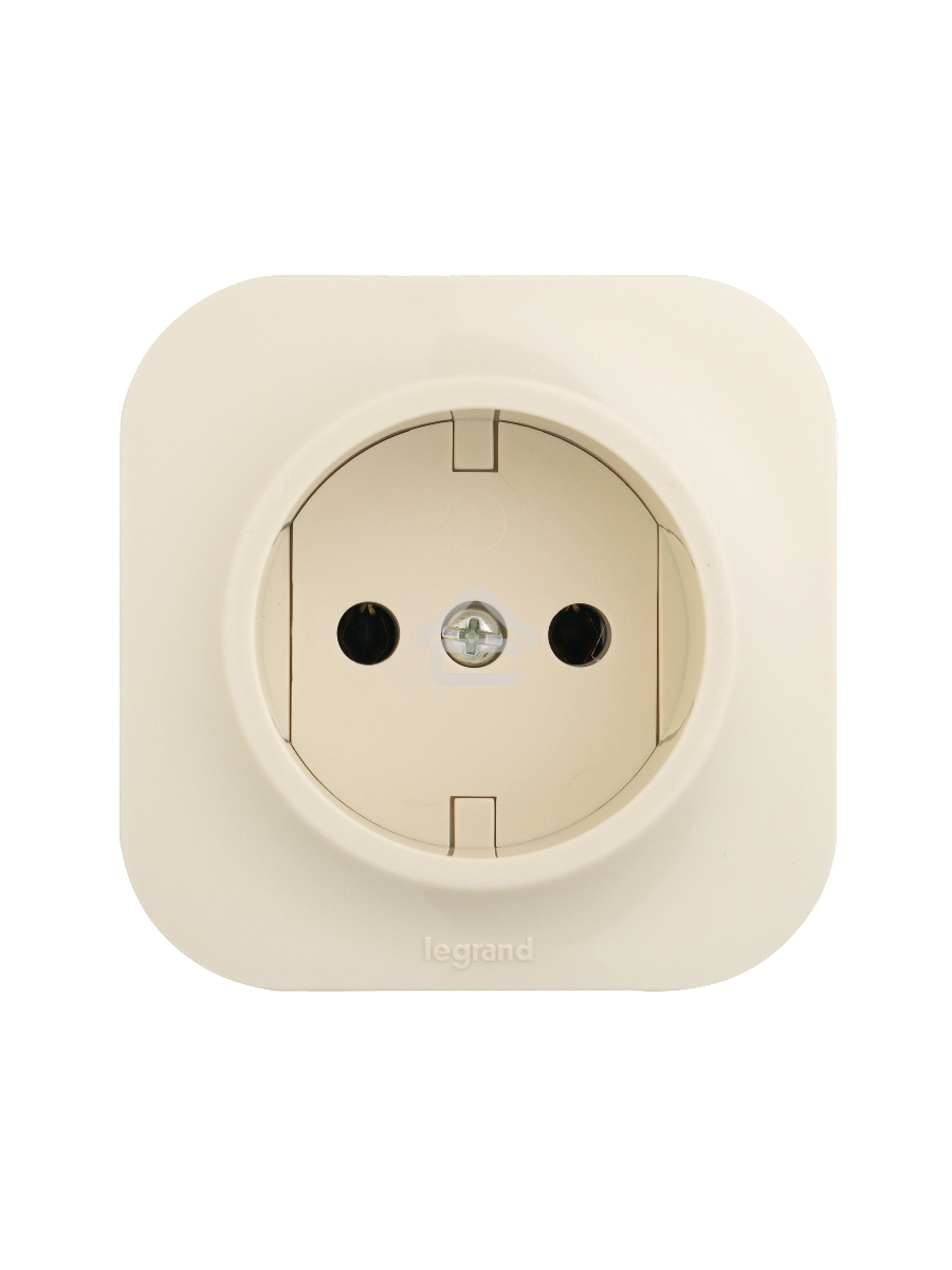 Розетка без заземления без шторок (Слоновая кость) Legrand 782240