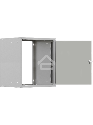 Шкаф коммутационный NTSS Lime (NTSS-WL9U5560GS) настенный 9U 550x600мм пер.дв.стекл несъемн.бок.пан. 30кг серый 110град. IP20 сталь