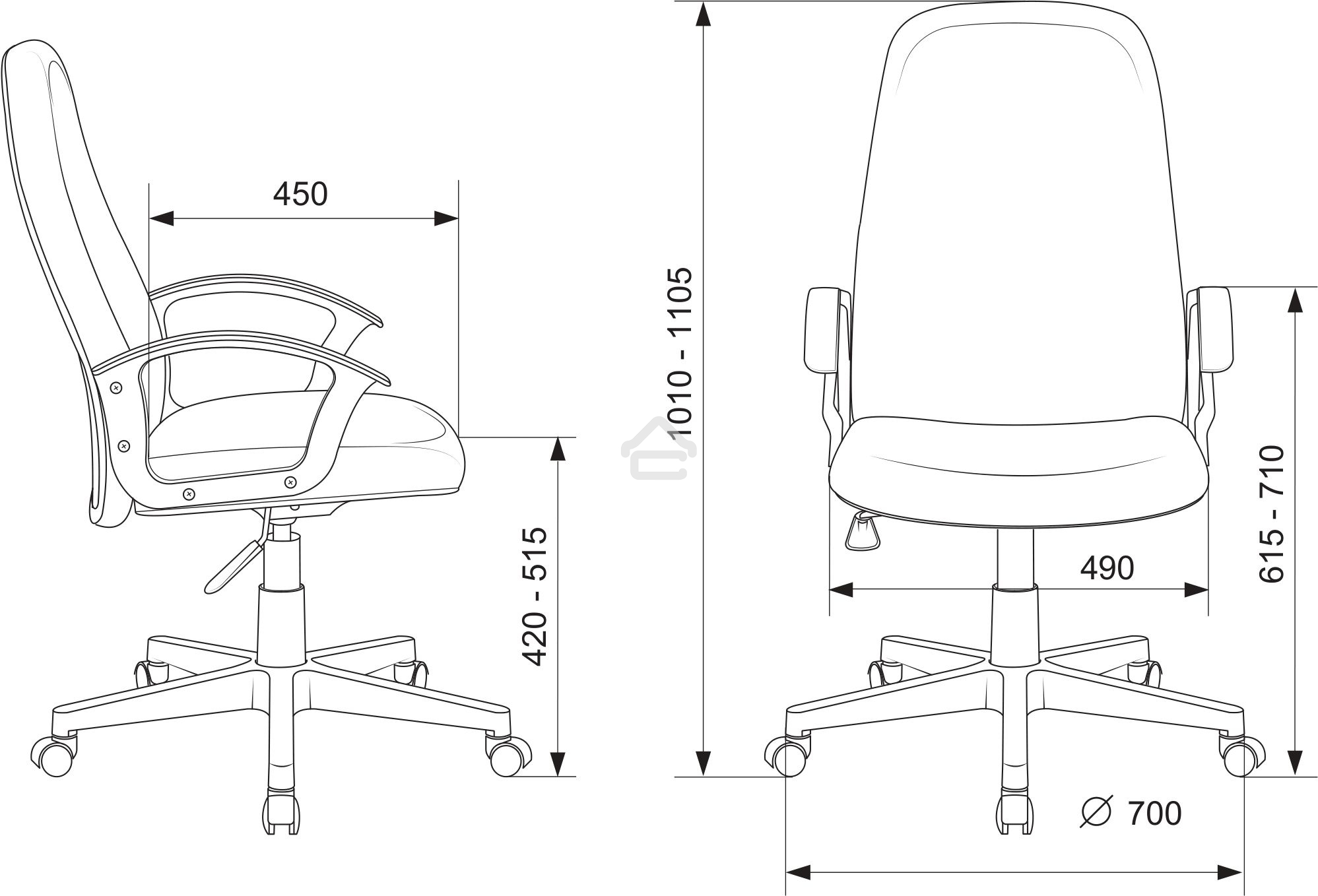 Кресло руководителя Бюрократ CH-808LT/#B черный 3C11 НА ПИАСТРЕ