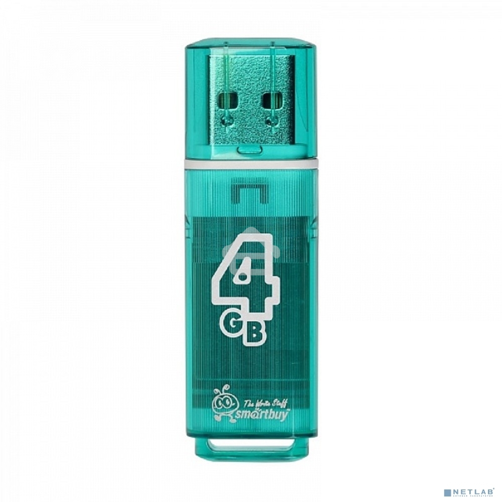 Флешка USB R/W R/W SmartBuy 4Gb USB Drive <USB2.0> SmartBuy Glossy series Green (SB4GBGS-G)