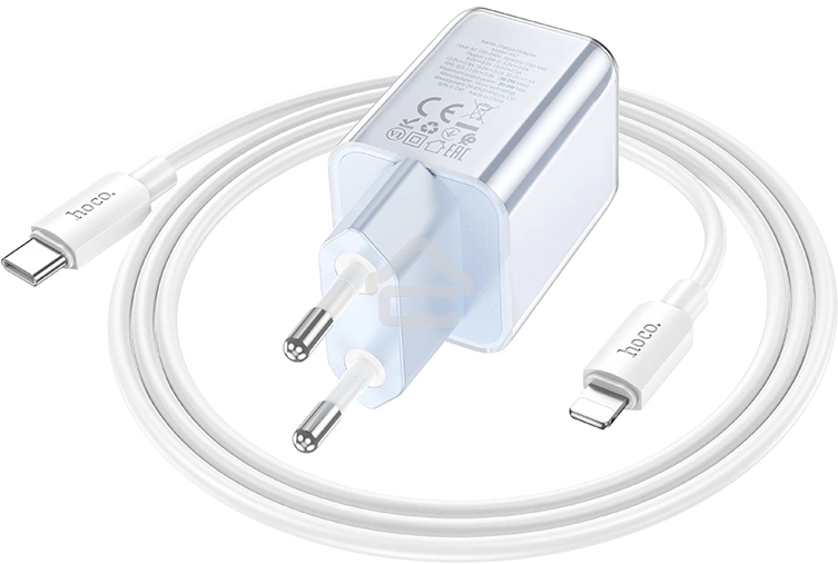 Сетевое зарядное устройство Hoco N47 Glorious 30W 3A (PD) белый PD30W