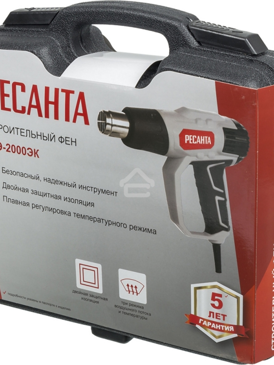 Технический фен Ресанта ФЭ-2000ЭК 2000Вт темп.50/50-550/50-550С
