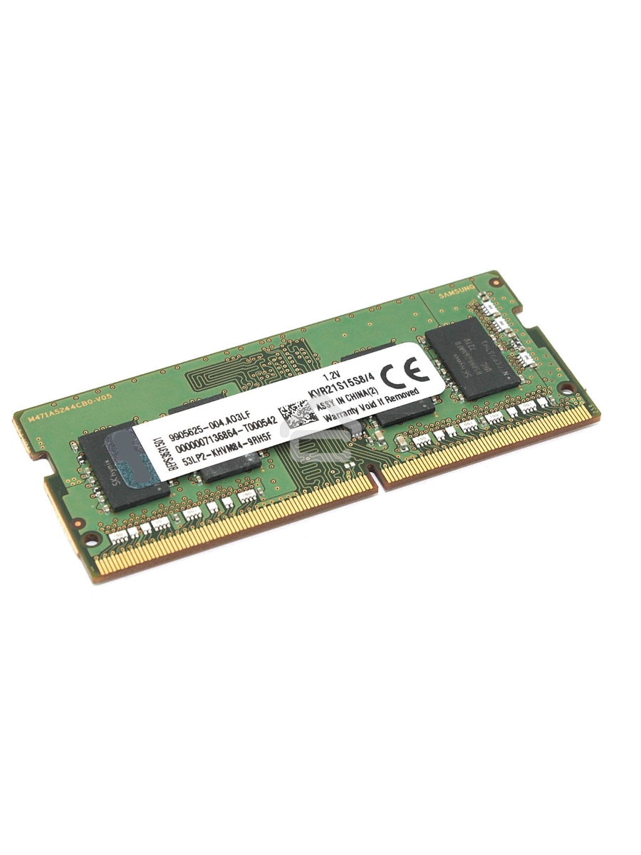 Оперативная память Kingston ValueRAM, DDR4, 4GB (1x4GB), 2133MHz, CL15, SO-DIMM