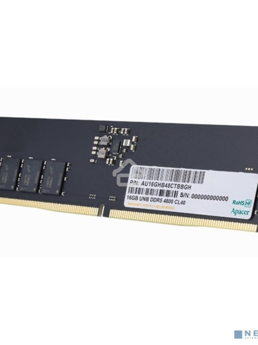 Оперативная память Apacer, DDR5, 16GB (1x16GB), 4800MHz, CL40, DIMM