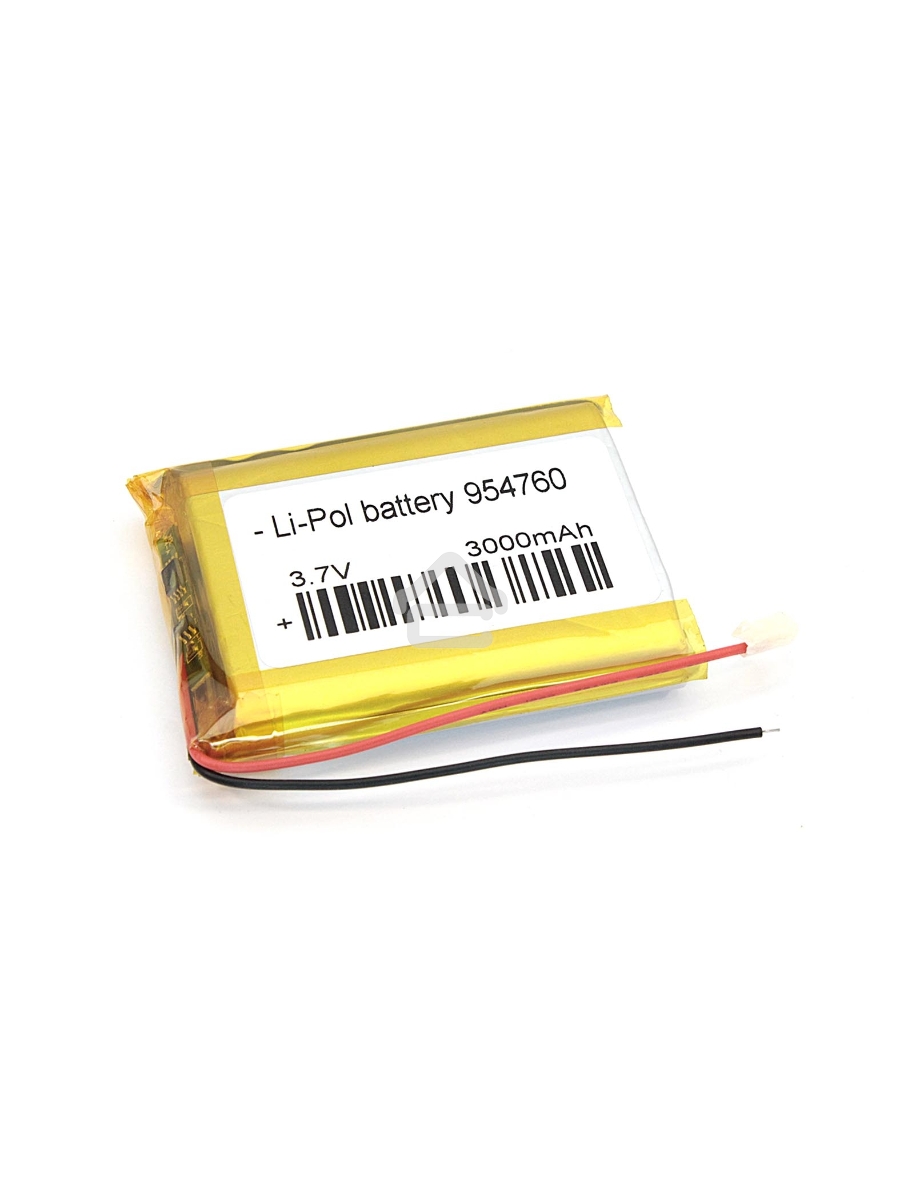 Аккумулятор Li-Pol (батарея) 9.5*47*60мм 2pin 3.7V/3000mAh
