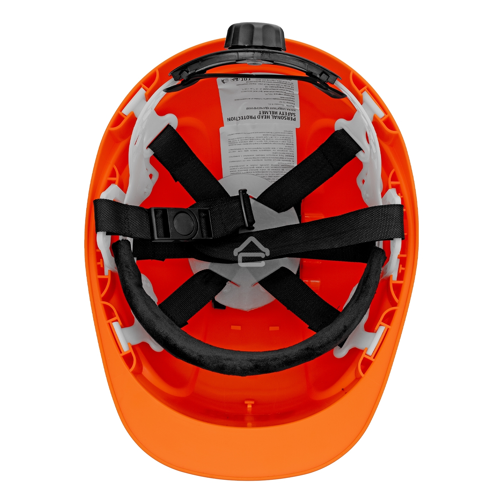 Каска защитная ударопрочная Denzel ABS/PC, плавная регулировка, модель 