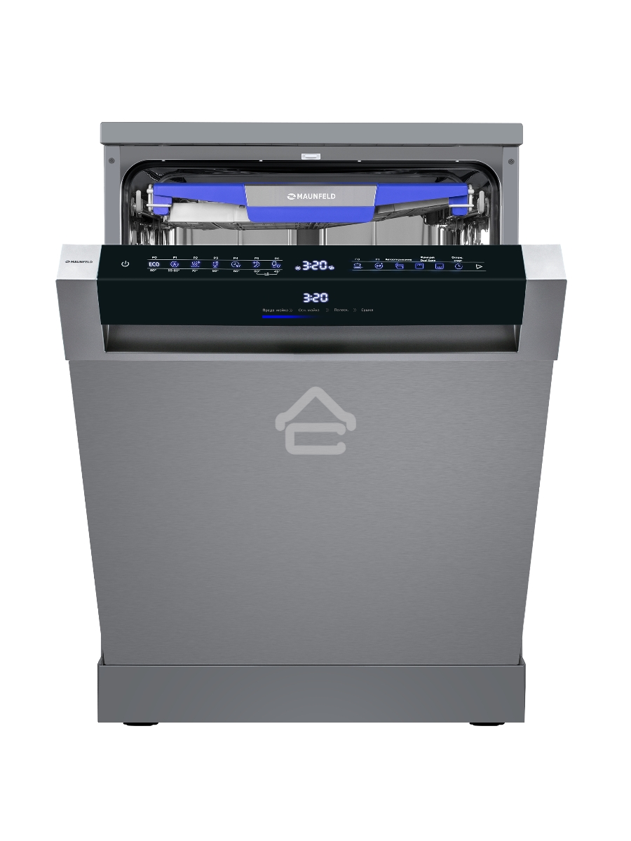 Посудомоечная машина Maunfeld MWF60331S Inverter, нержавеющая сталь, 59.8 см, 14 компл., 42 дБ, класс A+++