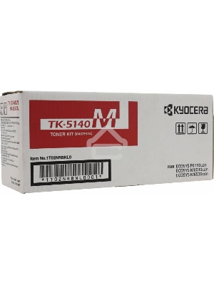 Картридж лазерный Kyocera TK-5140M (1T02NRBNL0) пурпурный для M6030cdn/M6530cdn/P6130cdn 5000 стр.