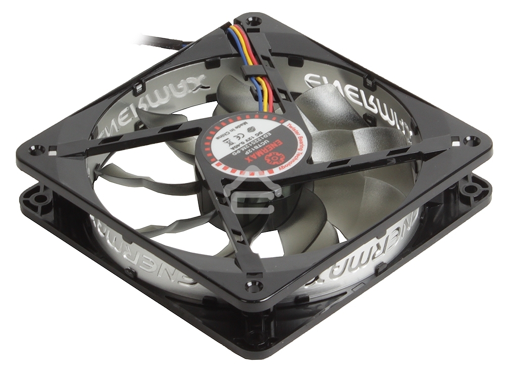 Вентилятор Enermax 12см UCTB12P T.B. Silence PWM 120x120x25, рамка HALO, 500-1500 об/мин, 8-18 дба, 45,04-121,05 м3/ч, адаптер 3P к 4P