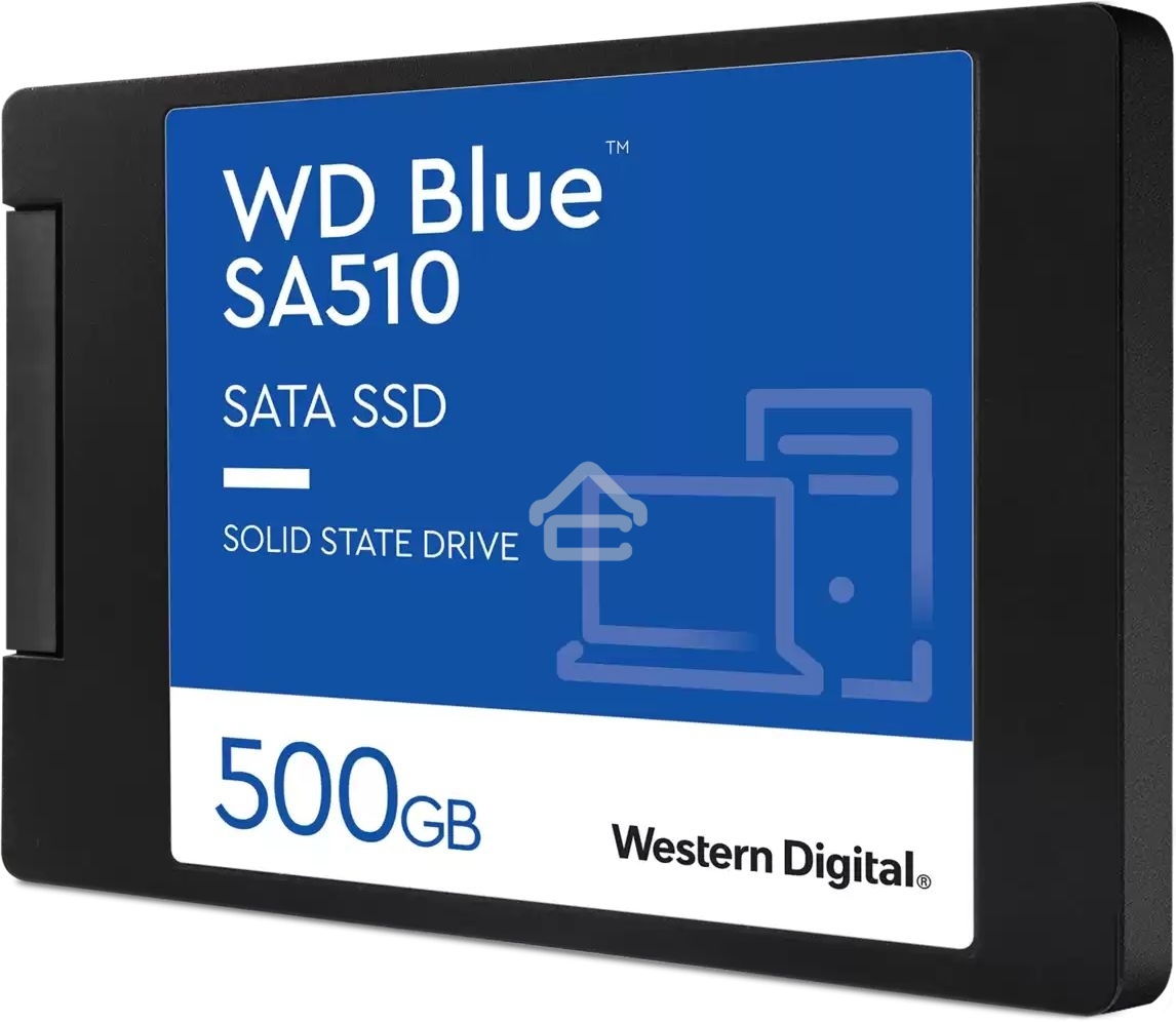 Накопитель SSD WD Blue SA510 WDS500G3B0A, 500GB, SATA III, 2.5
