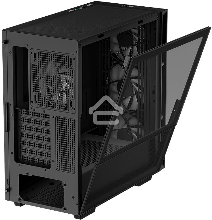 Компьютерный корпус DeepCool CH560 черный (R-CH560-BKAPE4-G-1) (ATX, без БП, 2хUSB, с окном)
